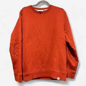 Norse Projects Vagn Classic Cotton Crewneck Sweater Orange Medium